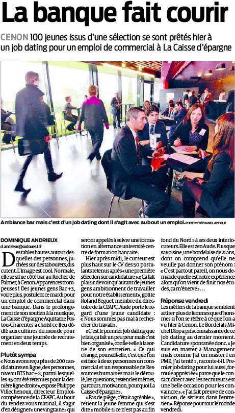 LA BANQUE FAIT COURIR LA BANQUE FAIT COURIR