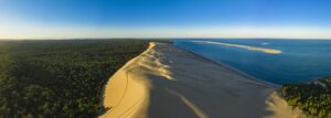 Dune du Pilat at sunrise Pyla-sur-Mer Arcachon France